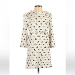 Karen Walker Runaway whale and flower cotton dress, size 2